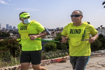 Picture Of Blind Runner